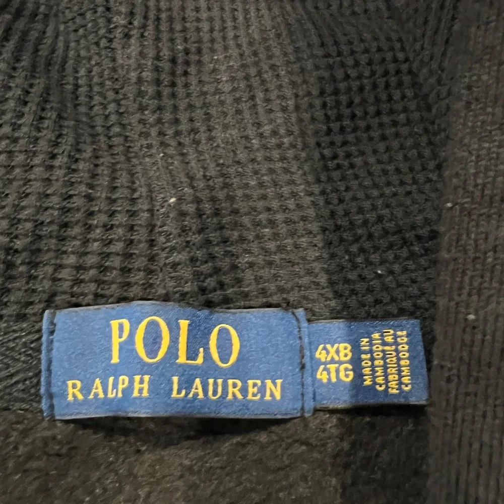 Ralph Lauren Black Zip-Up Sweater - Picture 2 of 4